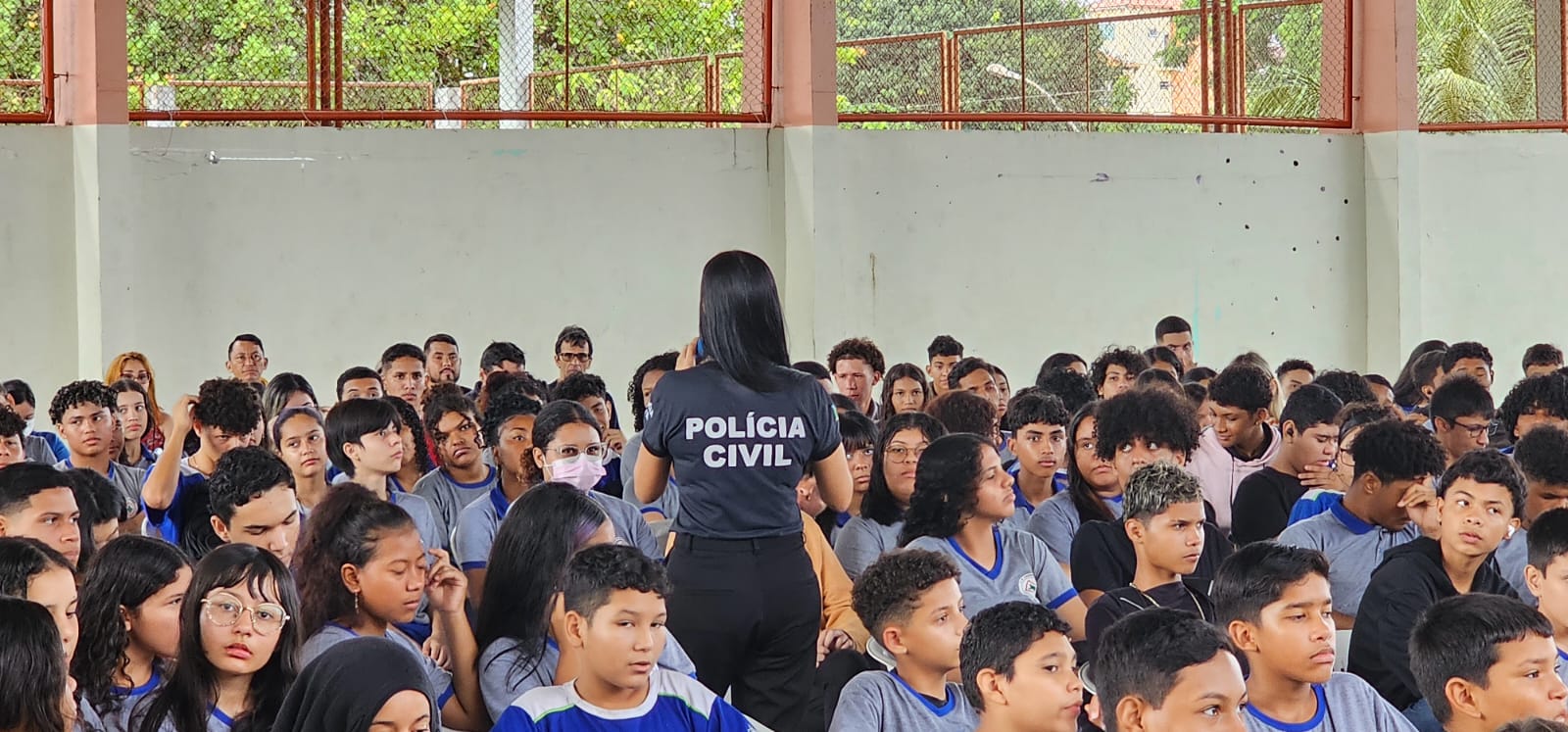 PROJETO “POLÍCIA CIVIL NAS ESCOLAS” LEVA ORIENTAÇÃO AOS ALUNOS DA ESCOLA ESTADUAL PROFº JOSÉ FIRMO DO NASCIMENTO